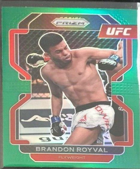 Brandon Royval 2022 Panini Prizm UFC Base #149 Green