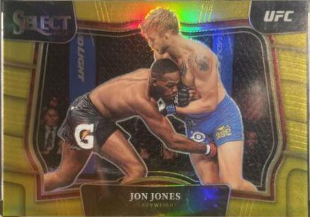 Jon Jones 2023 Panini Select UFC Mezzanine #335 Gold
