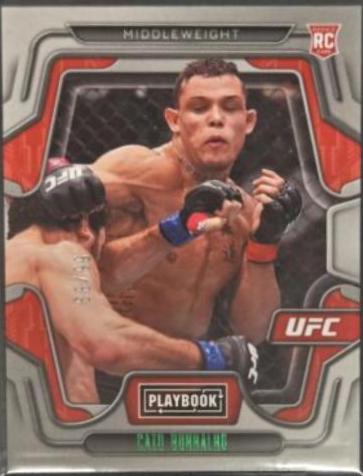 Caio Borralho 2023 Panini Chronicles UFC Base Playbook #119 Green
