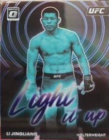 Li Jingliang 2023 Panini Donruss Optic UFC Light It Up #4 Purple