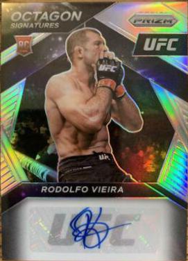 Rodolfo Vieira 2021 Panini Prizm UFC Octagon Signatures #OS-RDF Silver
