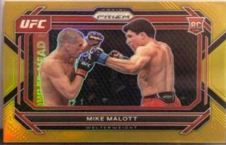 Mike Malott 2023 Panini Prizm UFC Base #19 Gold