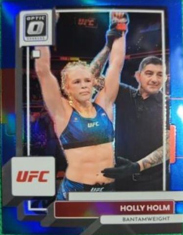 Holly Holm 2023 Panini Donruss Optic UFC Base #30 Blue