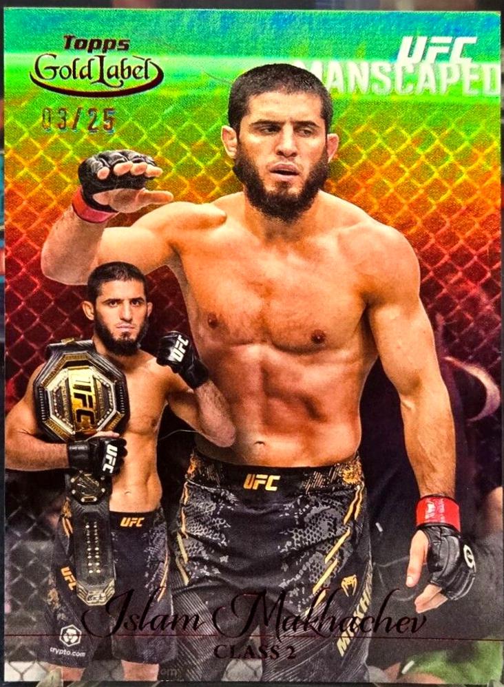 Islam Makhachev 2024 Topps Gold Label UFC Base Class III #39 Red