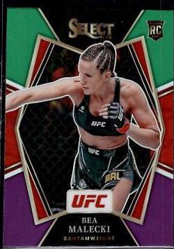 Bea Malecki 2022 Panini Select UFC Premier Level #177 Green and Purple