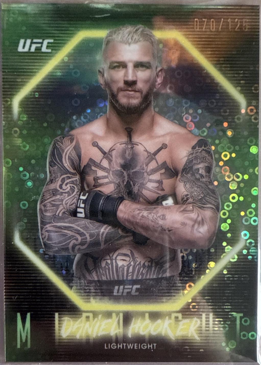 Dan Hooker 2025 Topps Midnight UFC Base #17 Morning