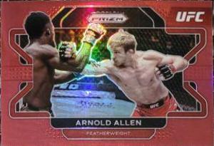 Arnold Allen 2022 Panini Prizm UFC Base #95 Red