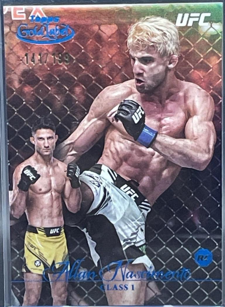 Allan Nascimento 2024 Topps Gold Label UFC Base Class I #17 Blue