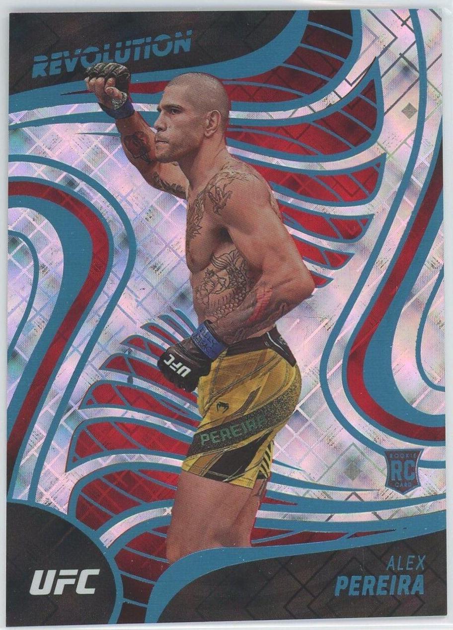 Alex Pereira 2023 Panini Chronicles UFC Revolution #15 Cosmic