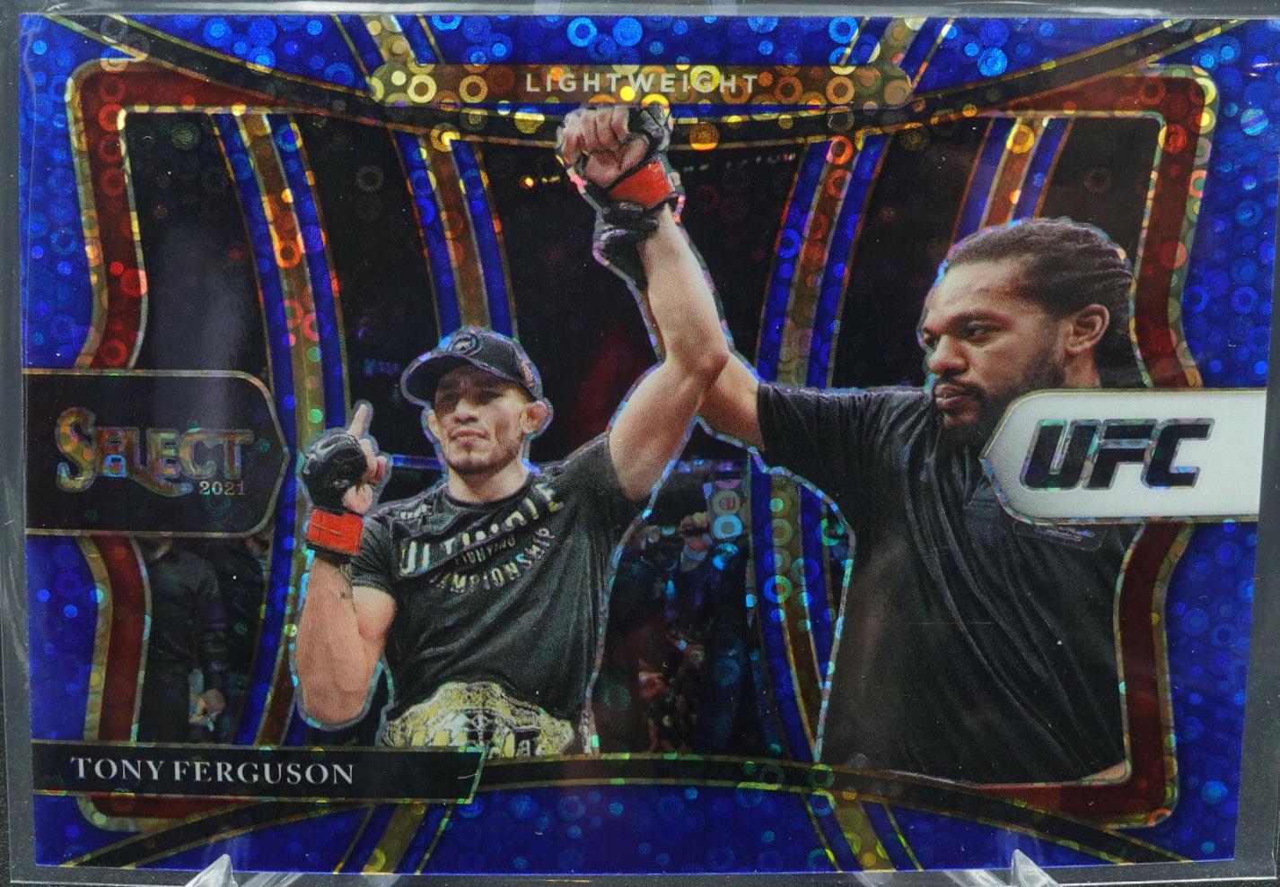 Tony Ferguson 2021 Panini Select UFC Premier Level #110 Blue Disco