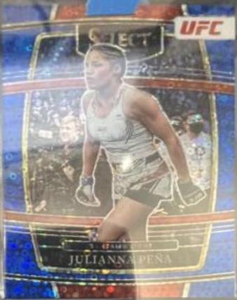 Julianna Peña 2022 Panini Select UFC Concourse #87 Blue Disco