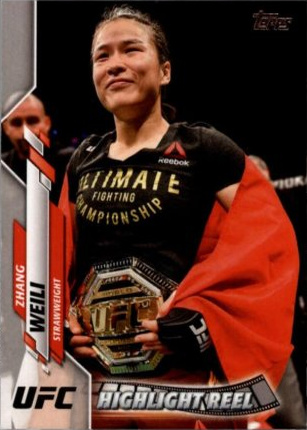 Zhang Weili 2020 Topps UFC Base #98 Red