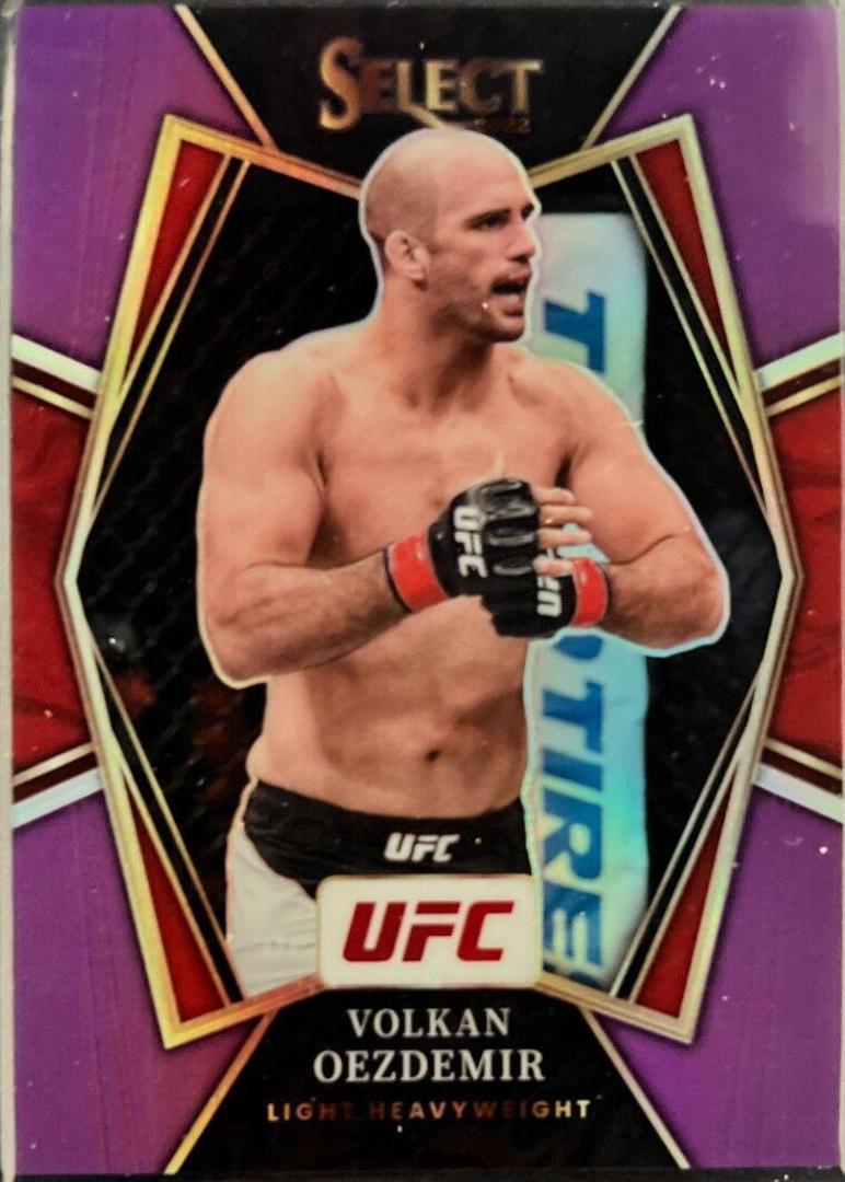 Volkan Oezdemir 2022 Panini Select UFC Premier Level #154 Purple