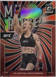 Valentina Shevchenko 2022 Panini Donruss Optic UFC My House #23 Red