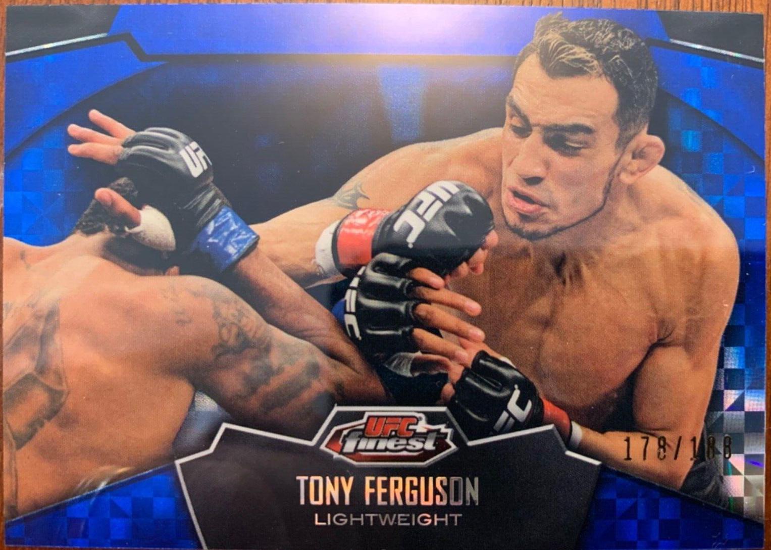 Tony Ferguson 2012 Topps Finest UFC Base #41 Xfractor