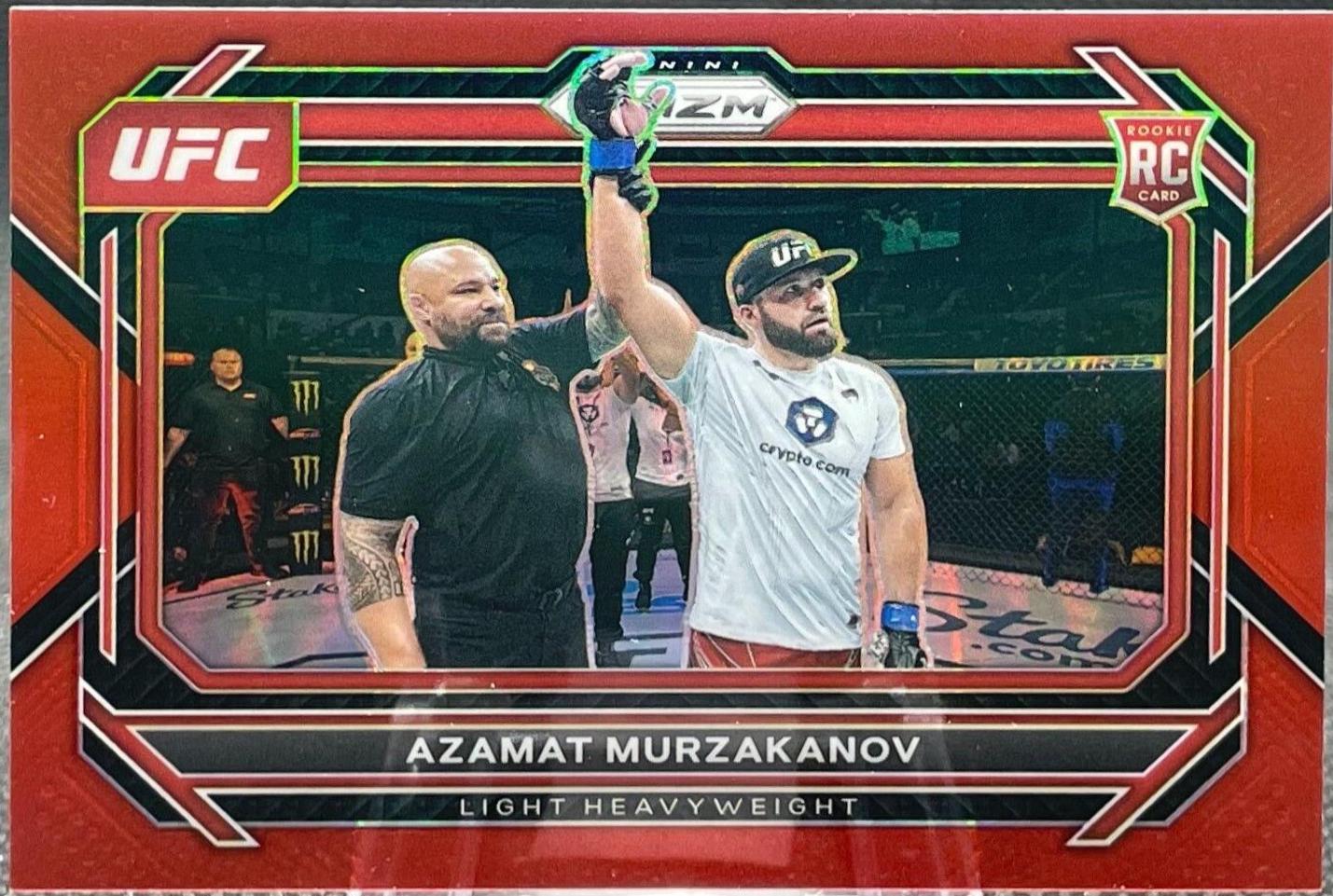 Azamat Murzakanov 2023 Panini Prizm UFC Base #18 Red