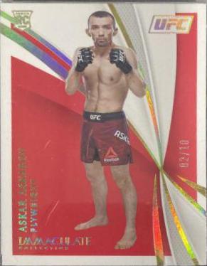 Askar Askarov 2021 Panini Immaculate UFC Base #11 Gold