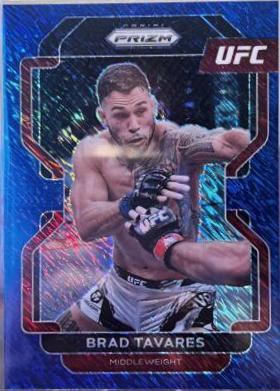 Brad Tavares 2022 Panini Prizm UFC Base #139 Blue Shimmer