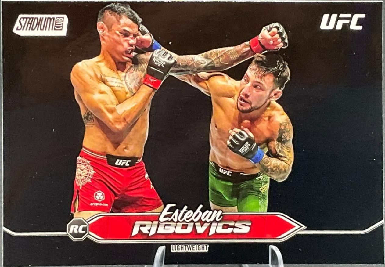 Esteban Ribovics 2025 Topps Stadium Club UFC Base #186 Black