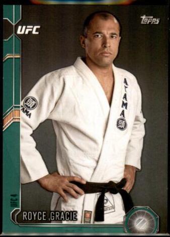 Royce Gracie 2015 Topps UFC Chronicles Base #4 Green