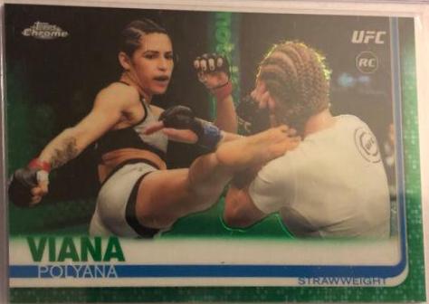 Polyana Viana 2019 Topps Chrome UFC Base #33 Refractor