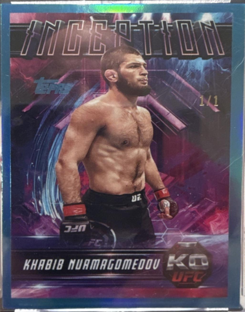 Khabib Nurmagomedov 2025 Topps Knockout UFC Inception #IN-95 Platinum