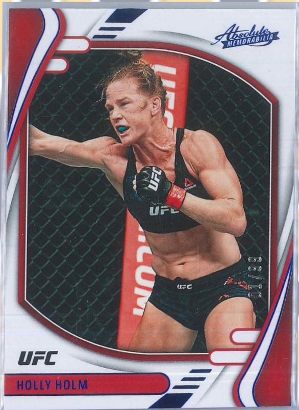 Holly Holm 2022 Panini Chronicles UFC Base Absolute #122 Blue
