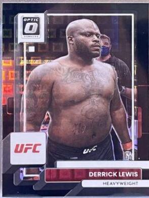 Derrick Lewis 2023 Panini Donruss Optic UFC Base #52 Black Pandora