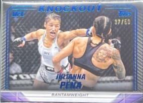 Julianna Peña 2024 Topps Knockout UFC Base #41 Orange