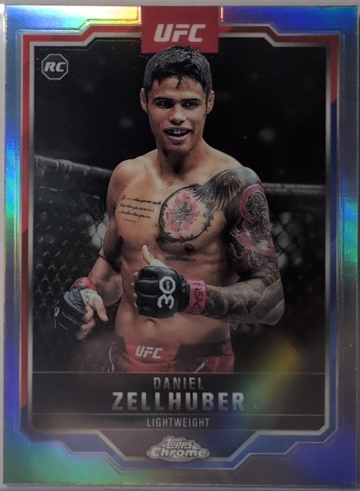 Daniel Zellhuber 2025 Topps Chrome UFC Base #189 Refractor