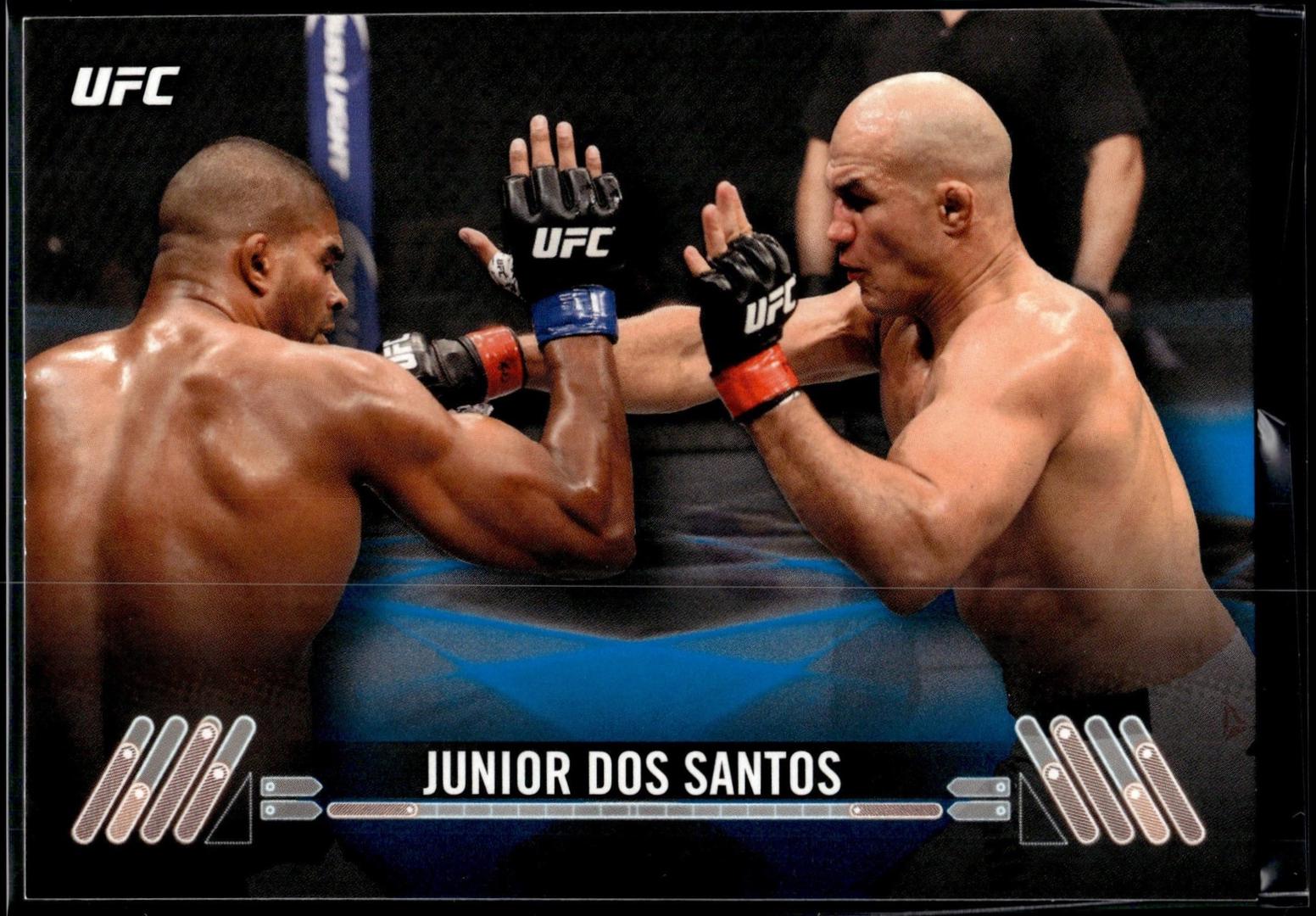 Junior Dos Santos 2017 Topps UFC Knockout Base #42 Blue