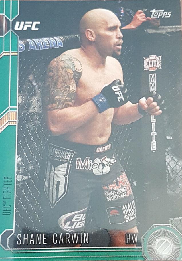 Shane Carwin 2015 Topps UFC Chronicles Base #64 Green