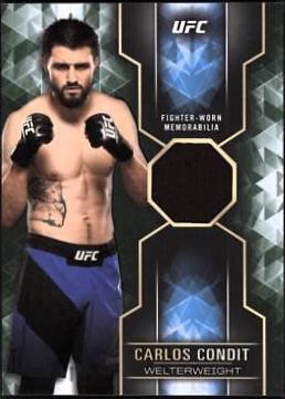 Carlos Condit 2017 Topps UFC Knockout Knockout Relics #KR-CC Green
