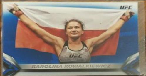Karolina Kowalkiewicz 2018 Topps UFC Knockout Base #72 Blue