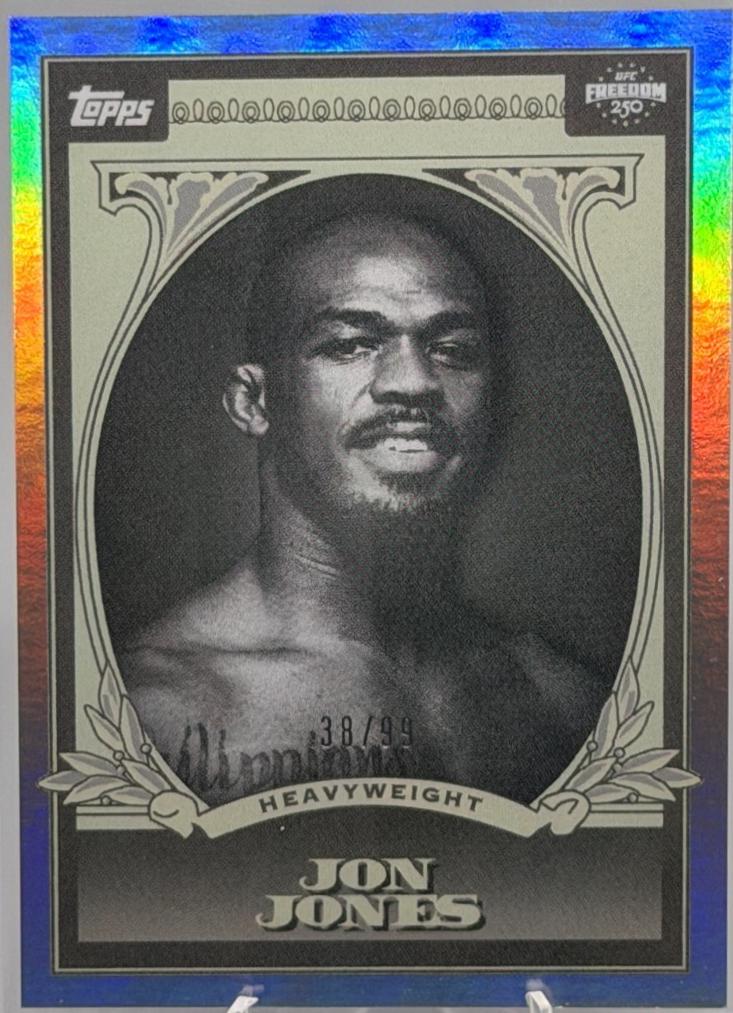 Jon Jones 2026 Topps UFC Freedom 250 UFC Dollar #UD-29 Green