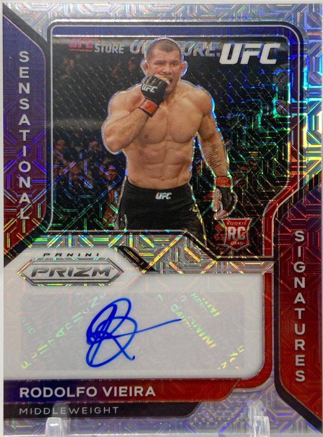 Rodolfo Vieira 2021 Panini Prizm UFC Sensational Signatures #20 Mojo