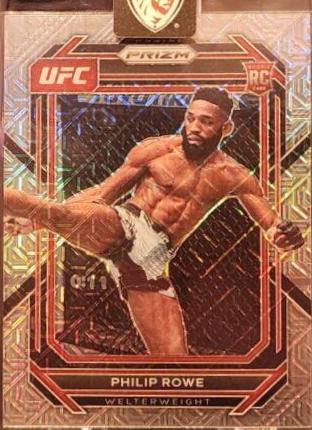 Philip Rowe 2023 Panini Prizm UFC Base #184 Mojo
