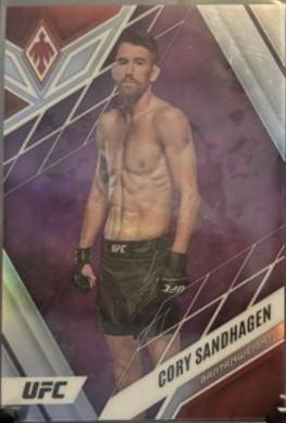 Cory Sandhagen 2023 Panini Chronicles UFC Base Phoenix #323 Gold Vinyl