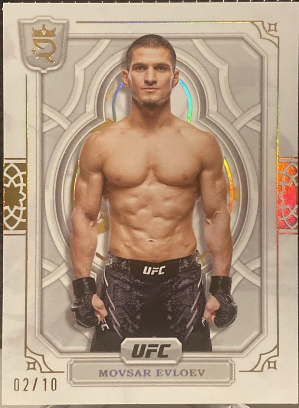 Movsar Evloev 2024 Topps Royalty UFC Base #68 Gold