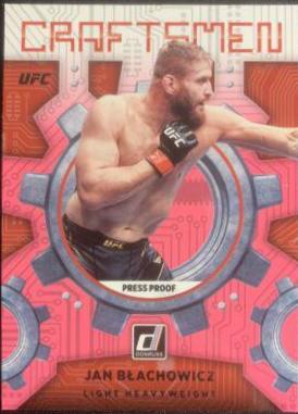 Jan Błachowicz 2022 Panini Donruss UFC Craftsmen #2 Press Proof
