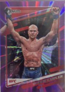 Robbie Lawler 2022 Panini Donruss UFC Base #18 Purple Laser