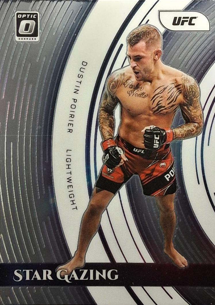 Dustin Poirier 2022 Panini Donruss Optic UFC Star Gazing #2 Holo