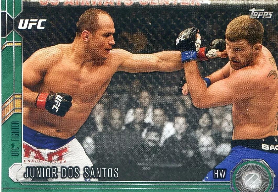 Junior Dos Santos 2015 Topps UFC Chronicles Base #73 Green