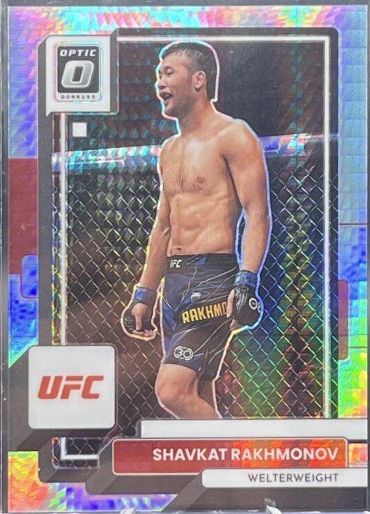 Shavkat Rakhmonov 2023 Panini Donruss Optic UFC Base #63 Lucky Envelopes