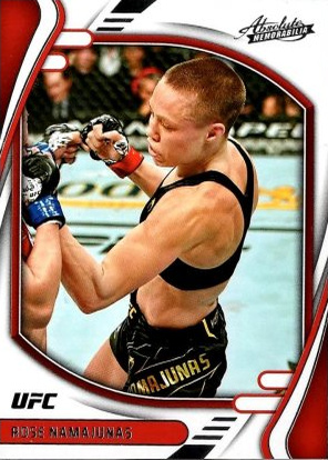 Rose Namajunas 2022 Panini Chronicles UFC Base Absolute #123 Platinum