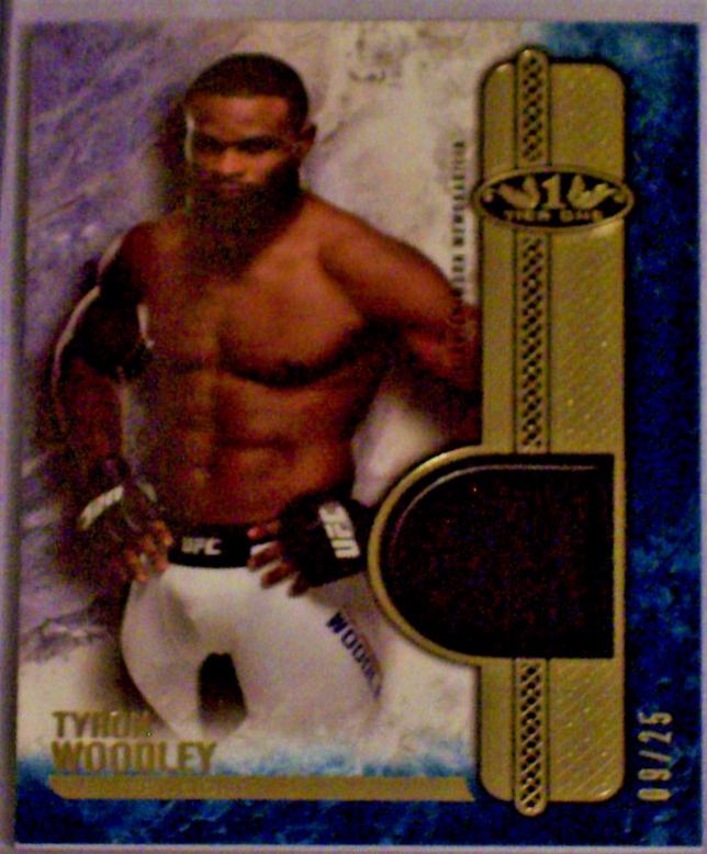 Tyron Woodley 2017 Topps UFC Knockout Tier One Relics #T1R-TW Blue