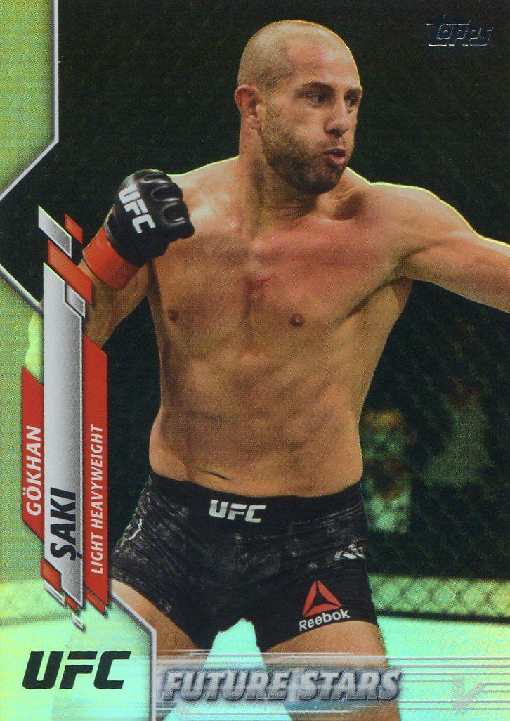 Gökhan Saki 2020 Topps UFC Base #83 Rainbow Foil