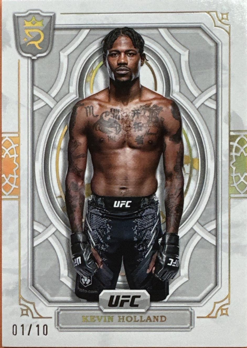 Kevin Holland 2024 Topps Royalty UFC Base #11 Gold