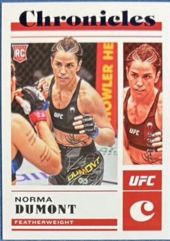 Norma Dumont 2023 Panini Chronicles UFC Base Chronicles #85 Blue