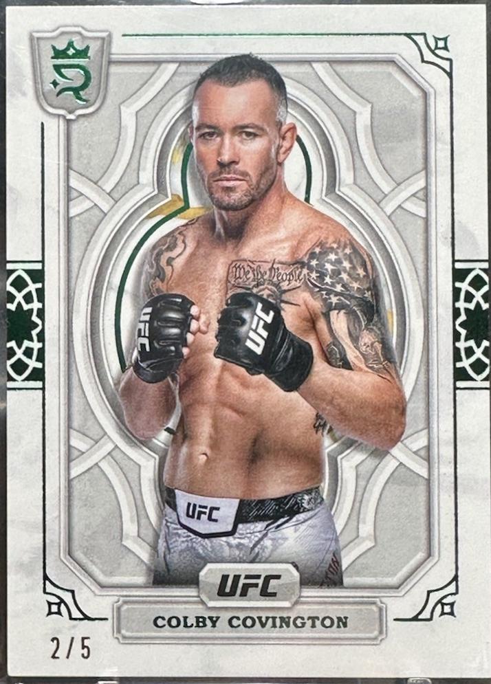 Colby Covington 2024 Topps Royalty UFC Base #64 Green